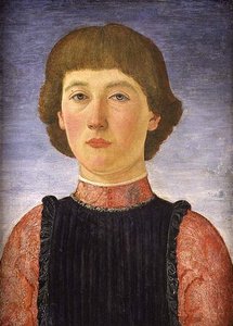 Egy fiatal úriember portréja alkotó: Cosimo Rosselli