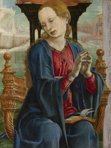 A Szűz Angyali üdvözlet, 1475 körül.