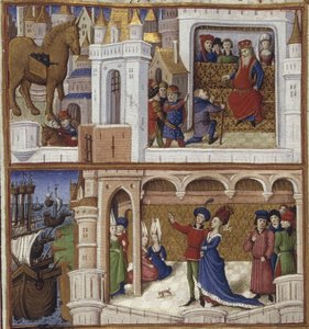 Illusztráció az Aeneis című eposzhoz, Vergiliustól, 1450-1499