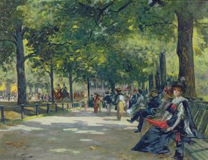 Hyde Park, London (olaj, vászon)