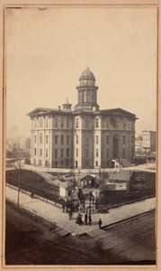 Zeneakadémia, Chicago, 1860-as évek (fotó) alkotó: Crater