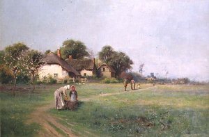 Tűzifa gyűjtése alkotó: Creswick Boydell