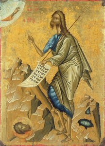 Keresztelő Szent János, 1500 körül (tempera a panelen)