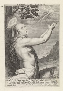 Írta: boetvaardige Maria Magdalena alkotó: Crispijn van de Passe (I)