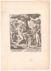 Ember a gezelschap van Venusban, Ceres en Bacchusban A Vénusz hideg Ceres és Bacchus nélkül alkotó: Crispijn van de Passe (I)
