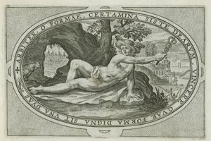 Higany Istenek és istennők, akik részt vesznek Párizs ítéletében (sorozat címe) alkotó: Crispijn van de Passe (I)