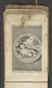 Puttó áttört szívvel Putti Isten szavát ábrázolva (sorozat címe) Verbum Dei (sorozat címe) alkotó: Crispijn van de Passe (I)