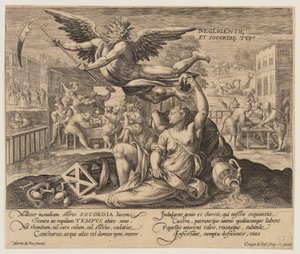 Negligentie et Socordie Typus, from Time with Virtues and Vices (Az idő az erényekkel és a bűnökkel)