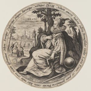 Urania, a Múzsákból alkotó: Crispijn van de Passe I