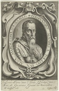 Portré van Ferdinand Alvarez de Toledo, Hertog van Alva