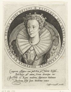I. Erzsébet angol királynő portréja