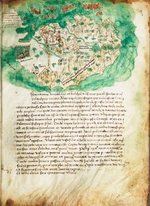Paxos térképe, 1420 körül (pergamen)