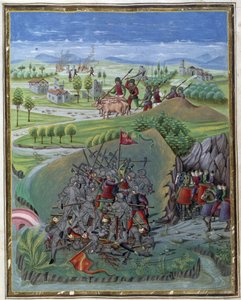 A Nap hatása: Háború. Cristoforo de Predis (v. 1440-v. 1486) által készített miniatúra - a "De Sphaera" d