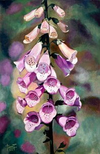 Purple Fingers, 2010 (akril papíron)