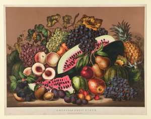 Amerikai gyümölcsdarab alkotó: Currier and Ives