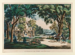 Nyár a vidéken alkotó: Currier and Ives