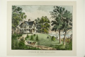 Nyár a Felvidéken alkotó: Currier and Ives