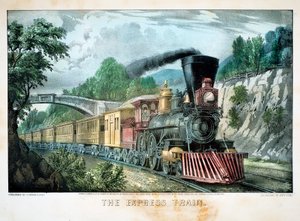The Express Train, USA, 1870