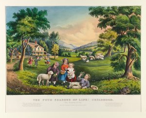 Az élet négy évszaka: Gyermekkor alkotó: Currier and Ives