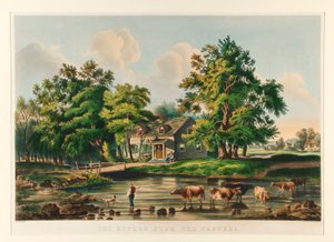 A Visszatérés a legelőről alkotó: Currier and Ives