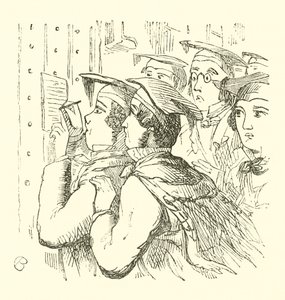 Főiskolai vizsgalista alkotó: Cuthbert Bede