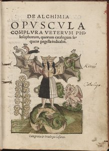 De Alchimia opvscvla complvra vetervm philosophorum, 1550 alkotó: Cyriacus Jacob