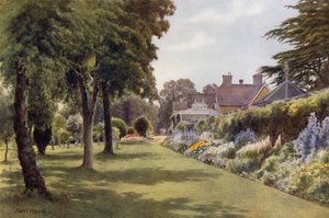Herbaceous Border, Osborne Cottage (színes litho)