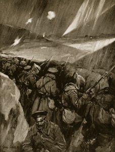 Adrianopolyt ostromló bolgárok, 1912-13 alkotó: Cyrus Cuneo