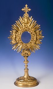 Barokk Monstrance (aranyozott fém) alkotó: Czech School
