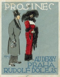 December. Au Derby Rudolf Dole divat, Prága alkotó: Czech School