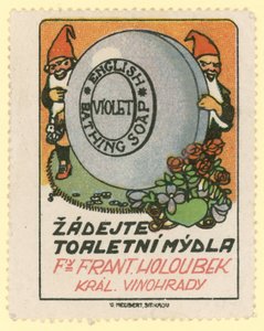 Frantisek Holoubek Violet angol fürdőszappan alkotó: Czech School