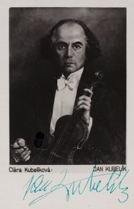 Jan Kubelik portréja alkotó: Czech School