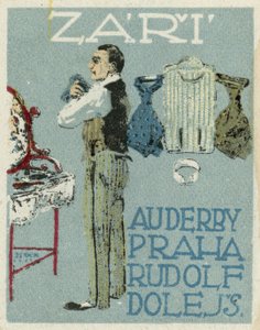 Szeptember. Au Derby Rudolf Dole divat, Prága alkotó: Czech School