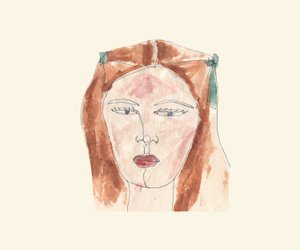 Lány (akvarell) alkotó: Daisy de Villeneuve