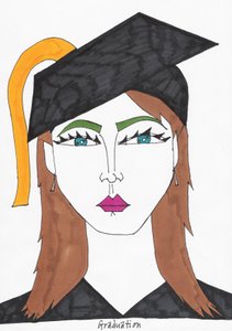 Ballagás (filctoll papírra) alkotó: Daisy de Villeneuve