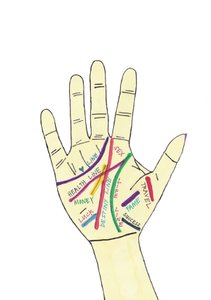 Palm Hand (filctoll papírra)