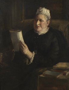 A honvéd arcképe. Mrs Adams, 1900 körül (olaj, vászon)