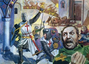 Konstantinápolyt fosztogató keresztesek