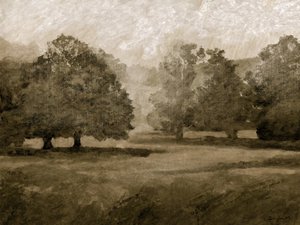 A kastély parkja alkotó: Dan Hobday