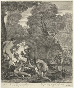 Dianát és nimfáit Actaeon fedezte fel