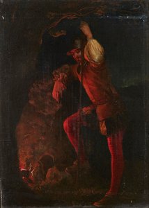 Egy pillanat pihenés (olaj a fedélzeten) alkotó: Daniel (follower of) Maclise