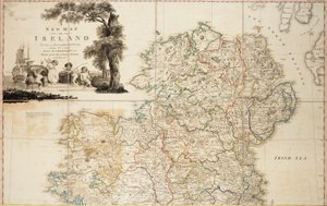 Írország új polgári és egyházi térképe alkotó: Daniel Augustus Beaufort