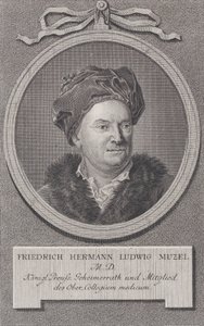 Friedrich Ludwig Hermann Muzel portréja, kb. 1778. alkotó: Daniel Berger