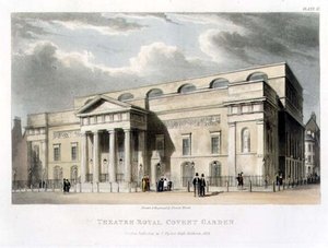 Theatre Royal, Covent Garden, London, Robert Smirke tervezte 1809-ben