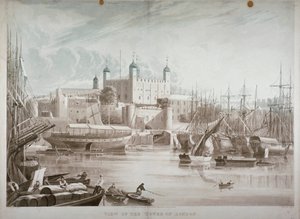 Londoni Tower, 1819. alkotó: Daniel Havell