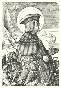 I. Maximilianus, Szent-római császár, mint Szent György