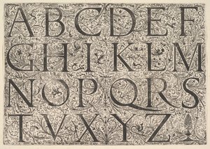 római főváros ábécé, kb. 1520.