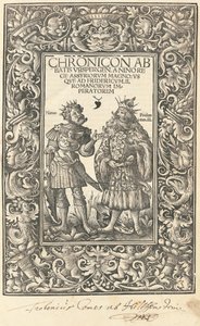 Az urspergeni apát krónikája alkotó: Daniel Hopfer and Burchardus Biberacensis, Provost of Ursperg