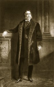 Chester A. Arthur, az Amerikai Egyesült Államok 21. elnöke, pub. 1901 (mélynyomás)