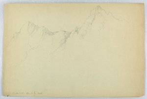 Dixville Notch, megközelítés nyugat felől alkotó: Daniel Huntington